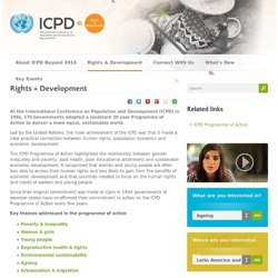 ICPD - Rights + Development
