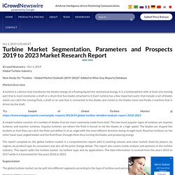 Turbine Market and Prospects 2019 to 2023 Market