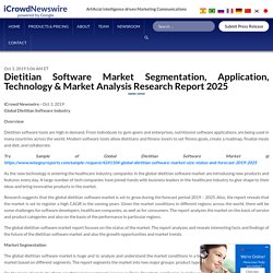 Dietitian Software Market Market Analysis Research Report 2025