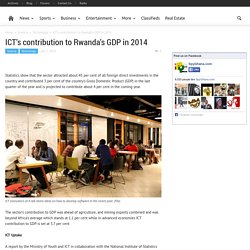 ICT’s contribution to Rwanda’s GDP in 2014 -