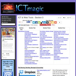 ICT & Web Tools - Section 3