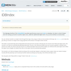 IDBIndex