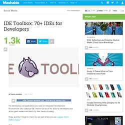 IDE Toolbox: 70+ IDEs for Developers