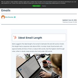 The Ideal Length of a Sales Email, Based on 40 Million Emails