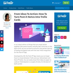 From Ideas To Action: How To Turn Post-it Notes Into Trello Cards