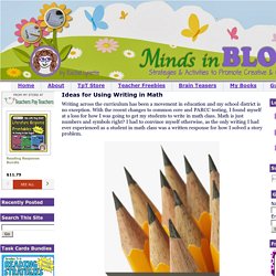 Minds in Bloom: Ideas for Using Writing in Math