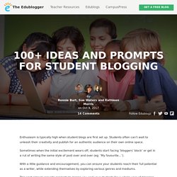 100+ Ideas And Prompts For Student Blogging