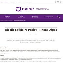 Idéclic Solidaire Projet – Rhône-Alpes