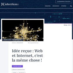 Idée reçue : Web et Internet, c’est la même chose !