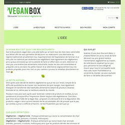 Vegan Box - Coffret de produits Vegan