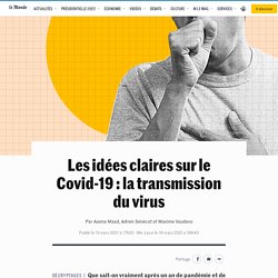 Les idées claires sur le Covid-19 : la transmission du virus