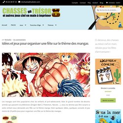 Idées et jeux pour organiser une fête sur le thème des mangas