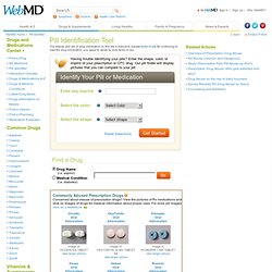 Pill Identification - WebMD: Identify Drugs by Picture, Shape, Color or Imprint - Pill Identifier with Pictures