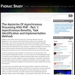 The Mysteries Of Asynchronous Processing With PHP – Part 1: Asynchronous Benefits, Task Identification and Implementation Methods