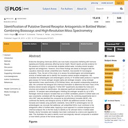 Identification of Putative Steroid Receptor Antagonists in Bottled Water: Combining Bioassays and High-Resolution Mass Spectrometry