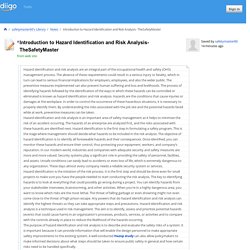 Introduction to Hazard Identification and Risk Analysis- TheSafetyMaster