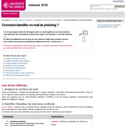 Comment identifier un mail de phishing ? — Intranet STIC