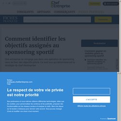 Comment identifier les objectifs assignés au sponsoring sportif