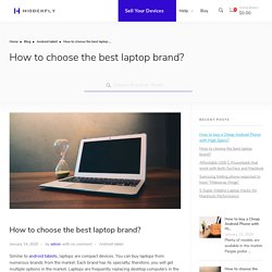 Identify the Best Brands for Laptops in the Market