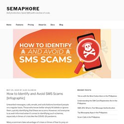 How to Identify and Avoid SMS Scams [Infographic] - Semaphore