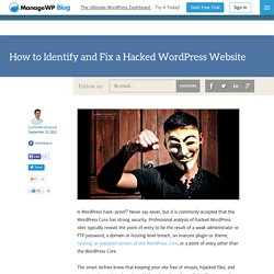 How to Identify and Fix a Hacked WordPress Website