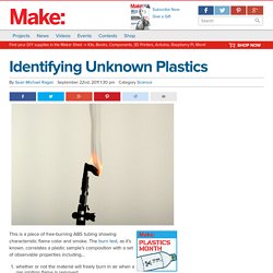 Identifying Unknown Plastics