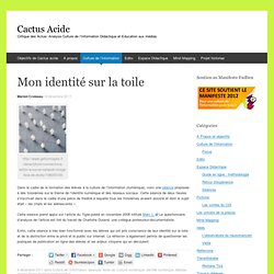 Mon identité sur la toile