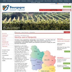 Carte d'identité de la Bourgogne (Espace services / La Bourgogne)