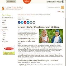 Gender Identity Development in Children