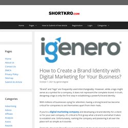 How to Create a Brand Identity with Digital Marketing for Your Business?