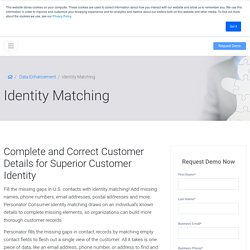 Identity Matching Service