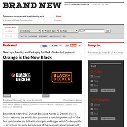 New Logo, Identity, and Packaging for Black+Decker by Lippincott