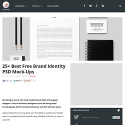 25+ Best Free Brand Identity PSD Mock-Ups