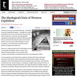 The Ideological Crisis of Western Capitalism