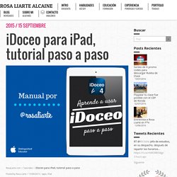 iDoceo para iPad, tutorial paso a paso