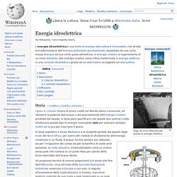 Energia idroelettrica(wikipedia)