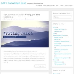 IELTS — Julik's Knowledge Base