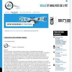 Ifé - Veille et analyses