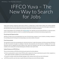 IFFCOYuva – The New Way to Search for Jobs
