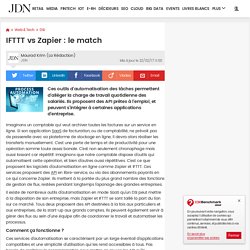 IFTTT vs Zapier : le match