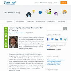 How to Ignite a Yammer Network? Try a YamJam!