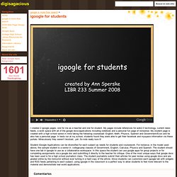 igoogle for students - digisagacious