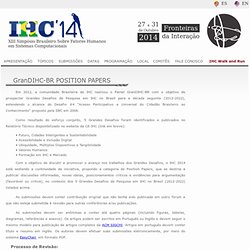 IHC - Position Papers