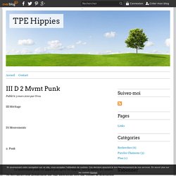 III D 2 Mvmt Punk - TPE Hippies