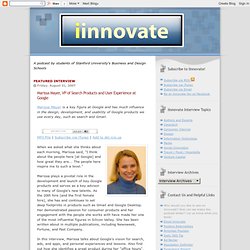 Marissa Mayer, VP of Search Products and User Experience at Google