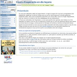 ikurso: Cours d’espéranto en dix leçons/intro.php