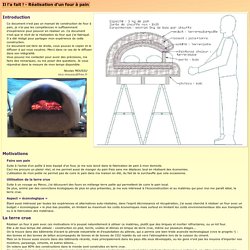 com - Il l'a fait ! - Réalisation d'un four à pain