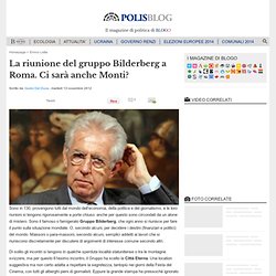 Il Gruppo Bilderberg a Roma