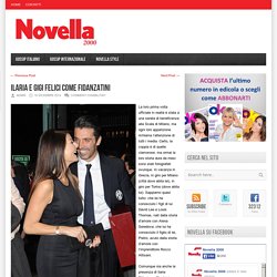 Ilaria e Gigi felici come fidanzatini - Novella 2000