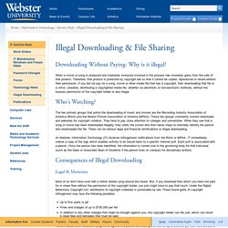 Illegal Downloading & File Sharing